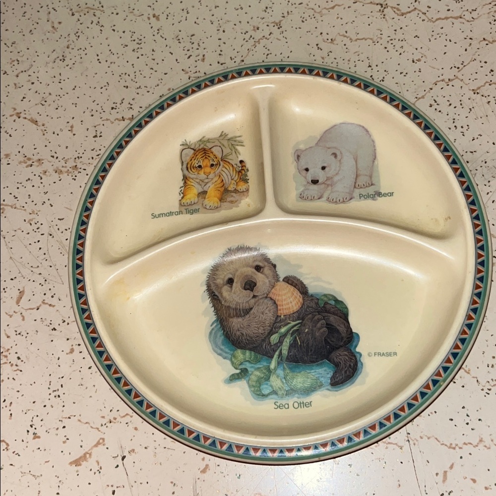 Vintage Plastic Plate